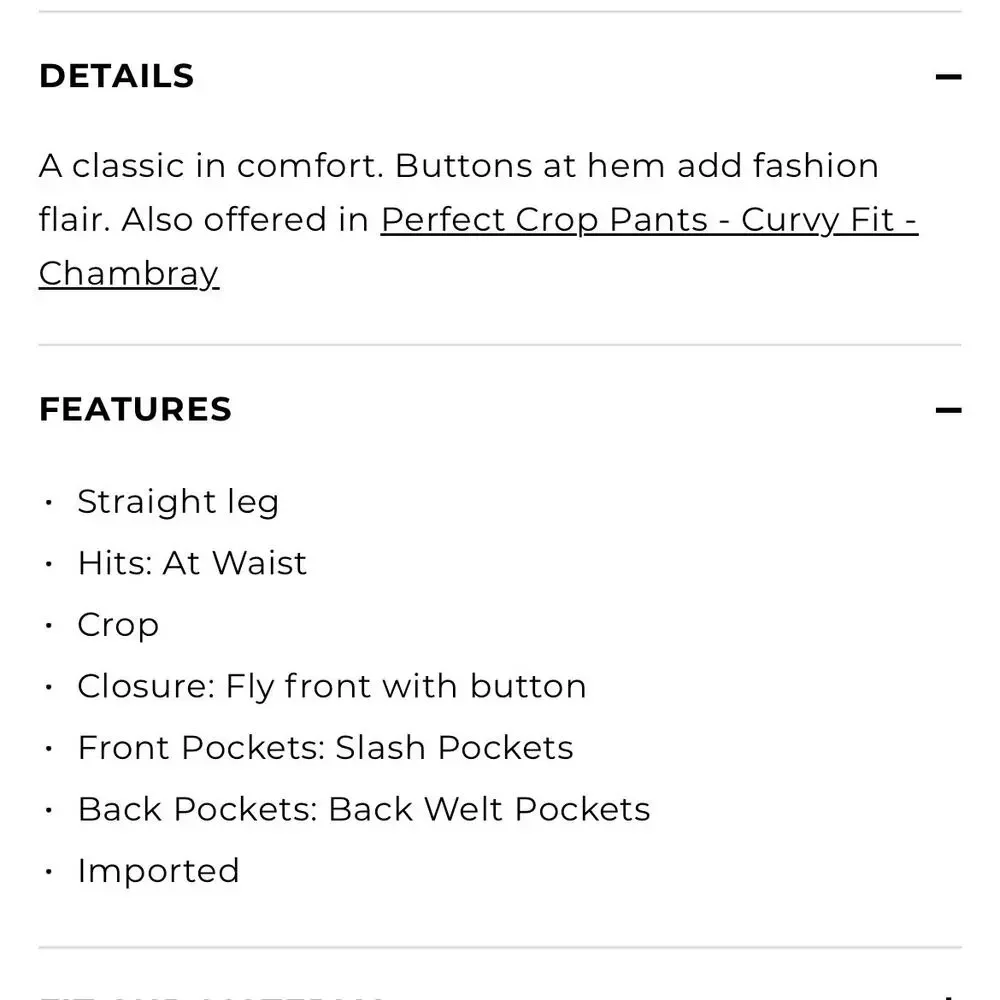 NWT Talbots Women’s Perfect Crop Pants - Chambray Blue Lightweight Size 10P - Picture 14 of 14